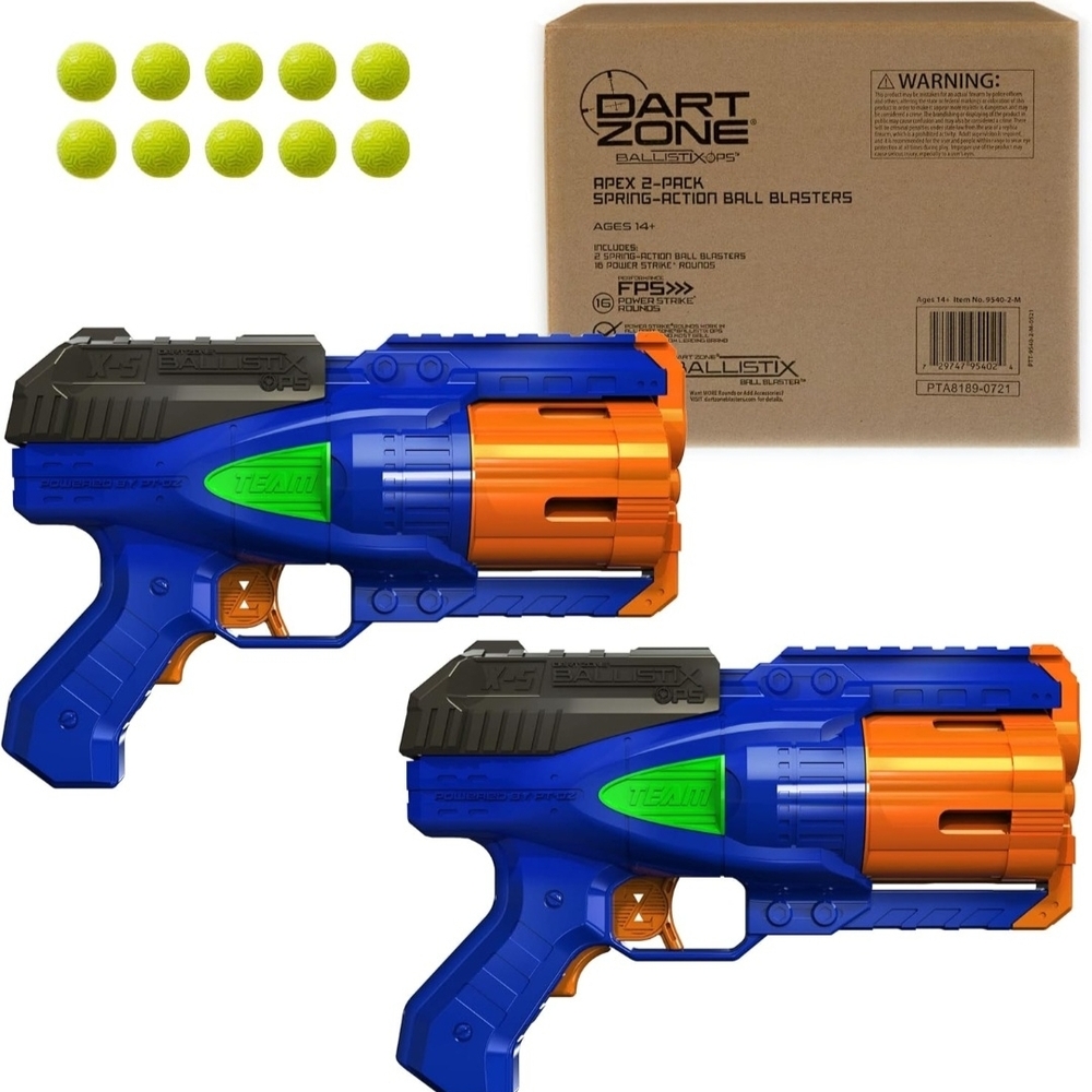 Ball Blaster Set - Blue, Orange, and Green